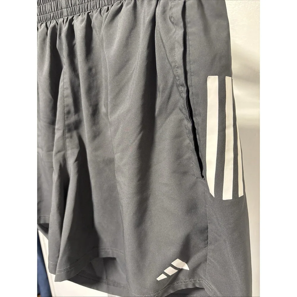 adidas men Adizero Running Split Shorts gray size XL5